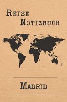 Reise Notizbuch Madrid