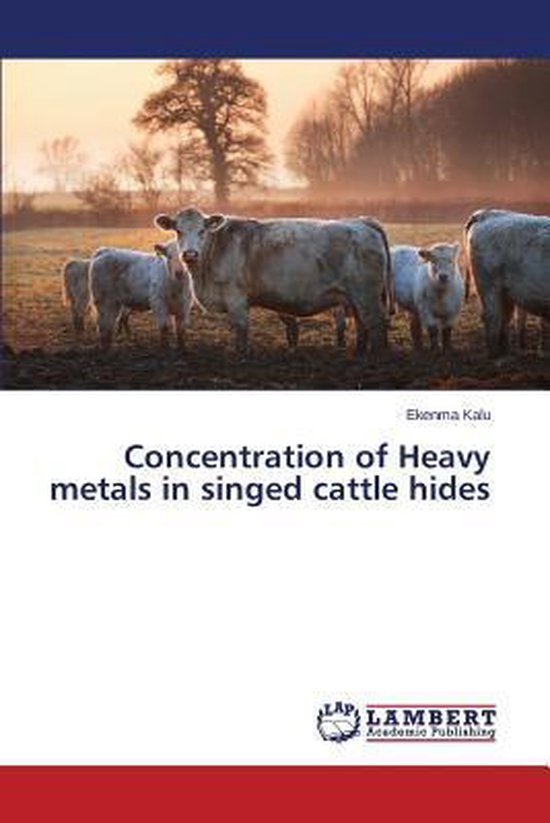 Concentration of Heavy metals in singed cattle hides - cover