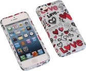Love TPU back case cover cover voor Apple iPhone 5 / 5s / SE