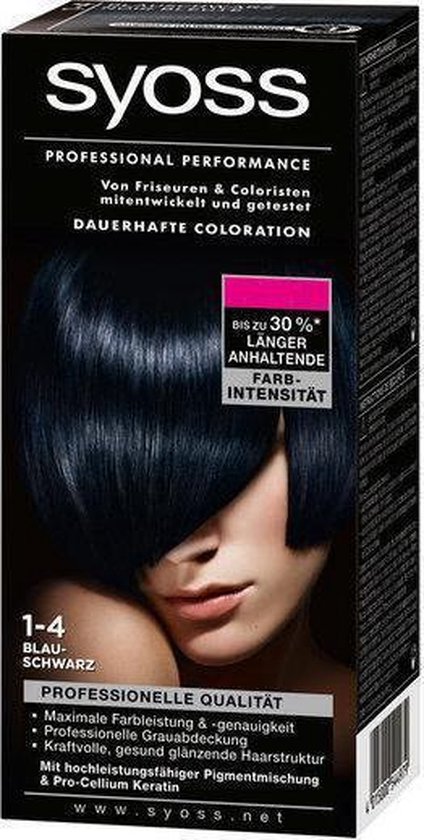 Syoss Haarkleuring Syoss 1-4 Blauw Zwart | bol.com
