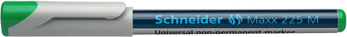 universele marker Schneider Maxx 225 M non-permanent groen doos met 10 stuks