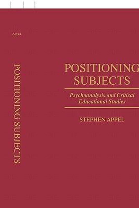 Critical Studies in Education and Culture Series- Positionin ... - cover