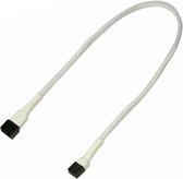Adaptateur / réducteur de câble Nanoxia 900400000 3 broches Molex Blanc
