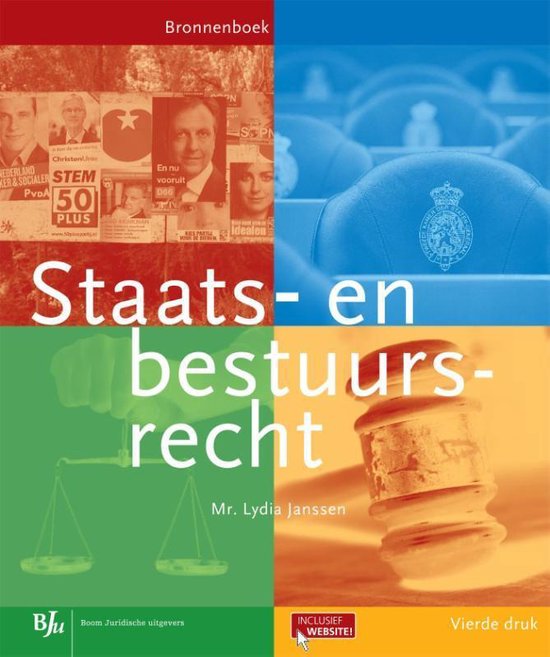 Bronnenboeken MBO - Staats- en bestuursrecht - cover