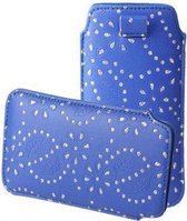 Bling Bling Sleeve voor uw Motorola Droid Mini, Navy, merk i12Cover