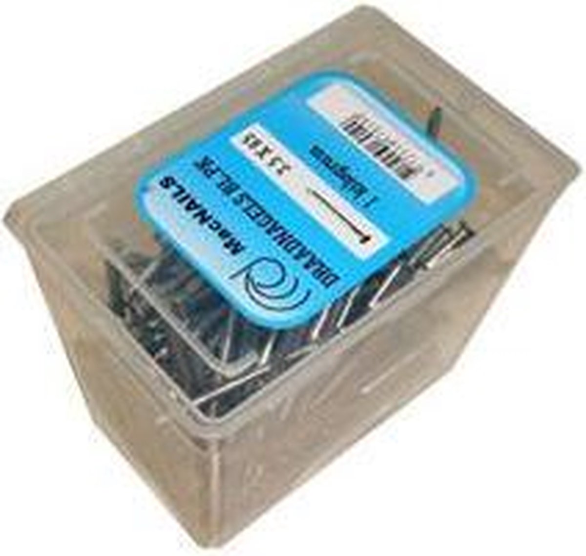 Draadnagel blank 4.5x100 mm platkop geruit 1kg ( a 1 kg )