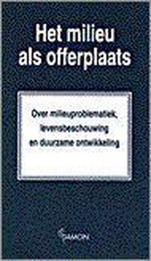 Milieu als offerplaats - cover