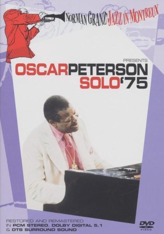 Cover van de film 'Oscar Peterson - Solo '75'