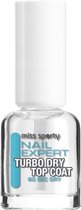 Miss Sports - Nail Expert Turbo Dry Top Coat Conditioner To Speed Up The Drying Of 8Ml Varnish