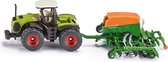 SIKU 1826 Traktor met Zaaimaschine
