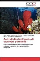 Actividades Biologicas de Esponjas Peruanas