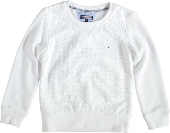 Tommy hilfiger witte sweater Maat - 152 | bol.com