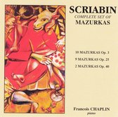 Scriabin - Complete Set of Mazurkas / Francois Chaplin