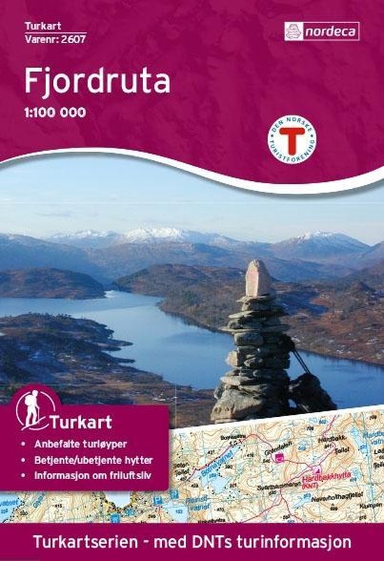 Nordeca WandelkaartTurkart Fjordruta/Nordmøre 1:100 000 (20 ... - cover