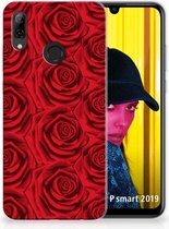 Huawei P Smart 2019 Uniek TPU Hoesje Red Roses