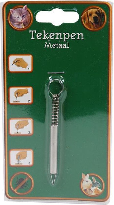 Metalen Tekenpincet - Voor honden - Metaal