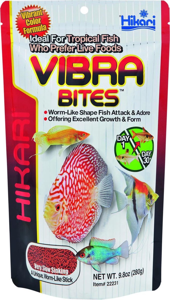 Hikari Tropical Vibra Bites - Vissenvoer - 73 g - Merkloos
