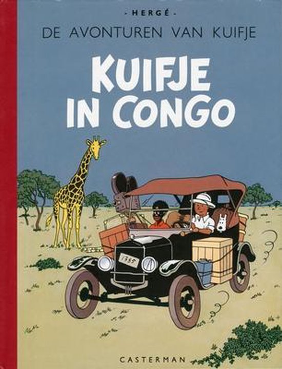 Cover van het boek 'Kuifje in Congo / Facsimile kleur' van  Herge