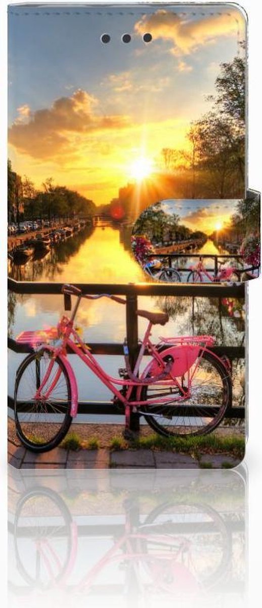 Huawei Ascend P8 Lite Flip Cover Amsterdamse Grachten