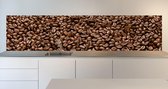 Keuken achterwand behang: "Coffee Beans" 305x70 cm