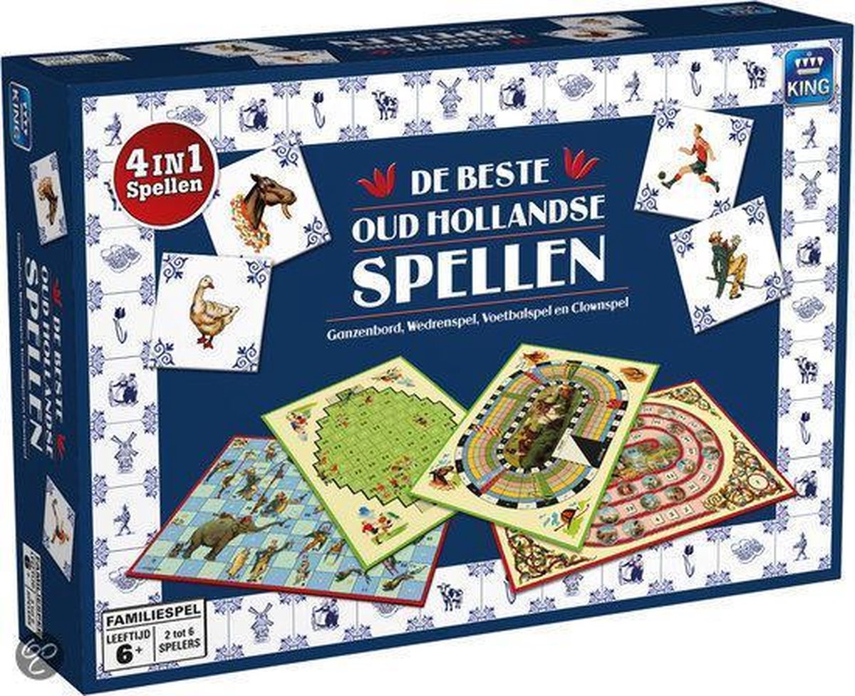 Penelope iets Eerbetoon De Beste Oud Hollandse Spellen (4 in 1) | Games | bol.com