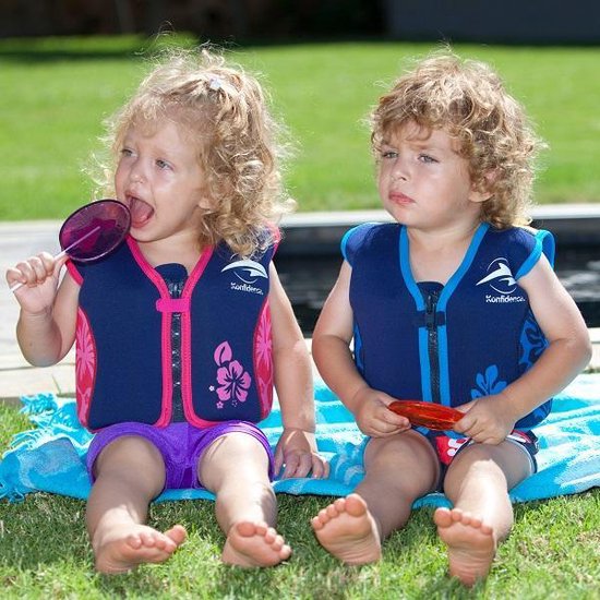 Konfidence - Zwemvest/Drijfvest kind - Roze - 4-5 jaar / 20-25 kg