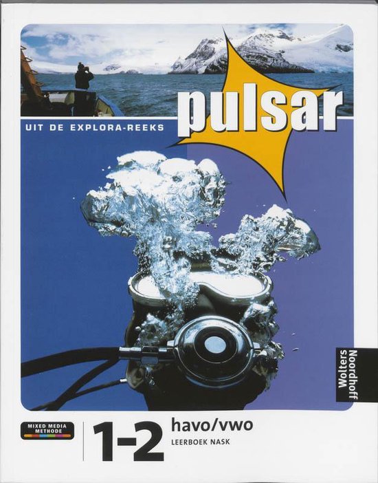 Omslag van Pulsar 1-2 havo/vwo Leerboek nask door A. van den Berg