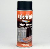 Colorworks Hittebestendig Lakverf Zwart - 400 ml