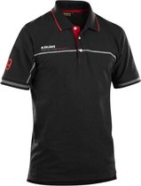 Blåkläder 3327-1050 Branded Poloshirt Zwart/Rood maat 4XL