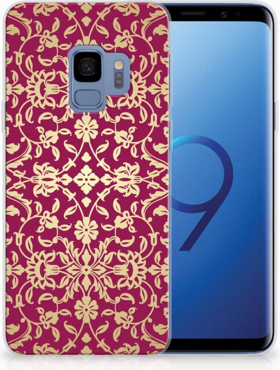 Siliconen Hoesje Samsung Galaxy S9 Barok Pink