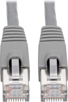 Tripp-Lite N262-005-GY Cat6a 10G-Certified Snagless Shielded STP Network Patch Cable (RJ45 M/M), PoE, Gray, 5 ft. TrippLite