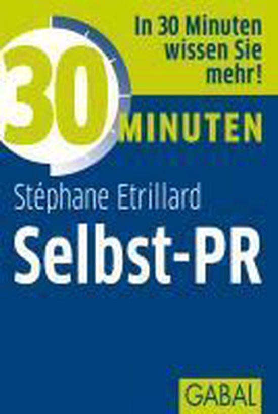 30 Minuten Selbst-PR - cover