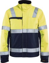 Blåkläder 4069-1514 Multinorm Winterjas Geel/Marineblauw maat S