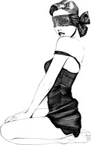 Happy Lola Blind Madam Masker - Zwart