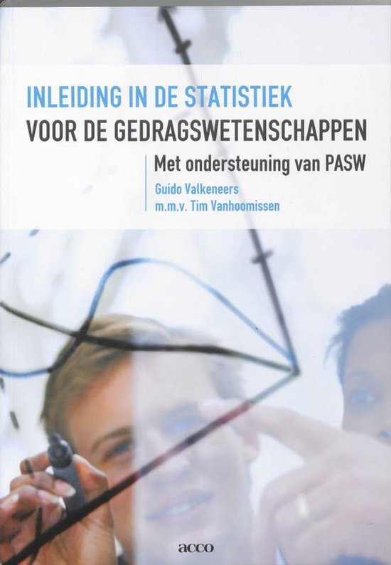 Cover van het boek 'Inleiding in de statistiek voor de gedragswetenschappen / druk 1'