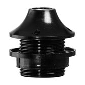 Scanpart lamp fitting E27 met ring - Met schroefring - Geschikt voor lampenkap - Zwart