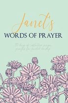 Janet's Words of Prayer