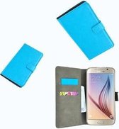 Samsung Galaxy S4 i9500 Wallet Bookcase hoesje Turquoise