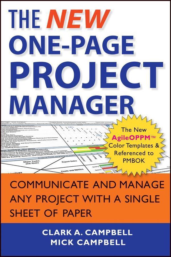 The New One-Page Project Manager - cover