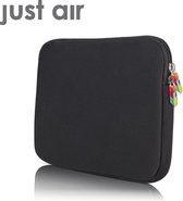 Just Air iPad Case Neoprene Black - Zwarte hoes voor IPad