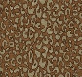 DUTCH WALLCOVERINGS Behang luipaardprint bruin