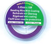 Vaessen Creative Beading Wire - 0,45mmx10m - Paars