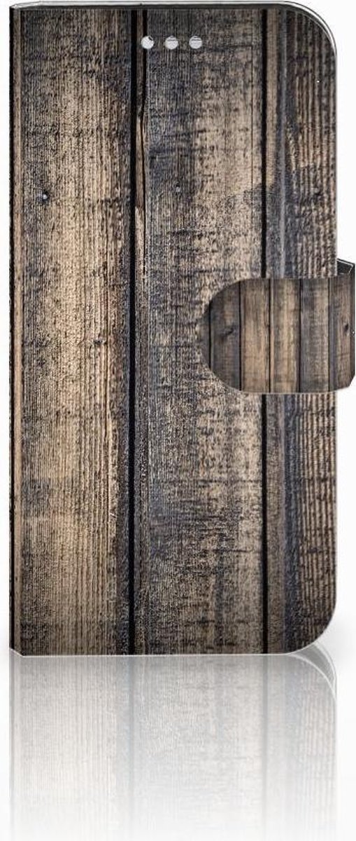 Samsung Galaxy S7 Book Style Case Steigerhout