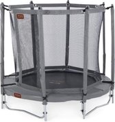PRO-LINE 06 trampoline +net boven + afdekhoes - grijs- Gratis Afdekhoes