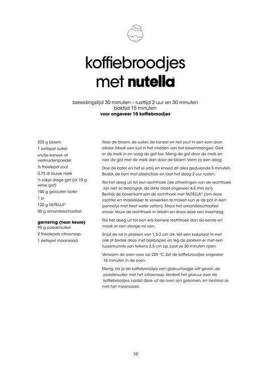 Bijna 100 recepten met Nutella