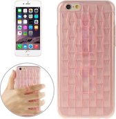 iphone 6 / 6s (4.7 inch) TPU Ijssculptuur Cover, hoesje, case + handvat roze