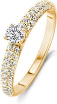 Blush Ring 1135YZI -  Geel Goud (14Krt.) met Zirconia