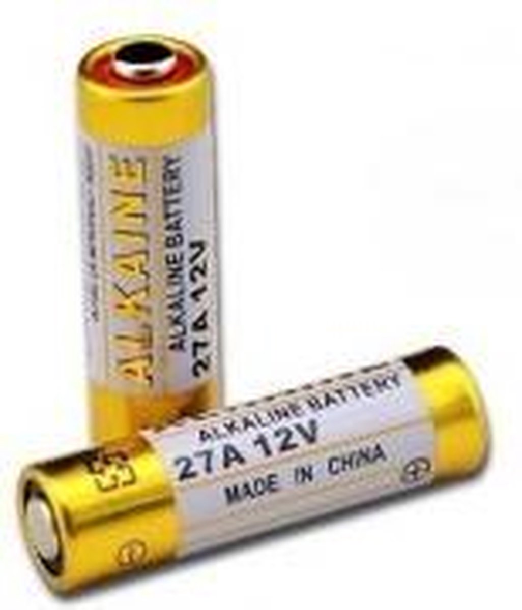 27a 12v hoge capaciteit alkaline batterijen - 2 stuks