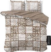 Dreamhouse Bedding Alhambra - Dekbedovertrekset - Lits-Jumeaux - 240x200/260 + 2 kussenslopen 60x70 - Taupe