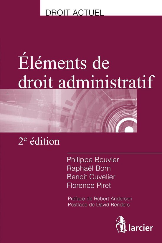 Droit actuel - Eléments de droit administratif - cover
